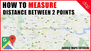 How to measure distance between 2 points in Google Maps [upl. by Cotterell988]