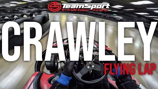 Flying Lap  TeamSport Karting Crawley [upl. by Stav]