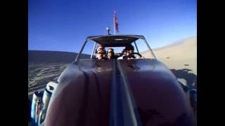 850HP Sandrail RideAlong in The Dunes MultiAngle Twin Turbo Tatum Black Widow [upl. by Hnamik]