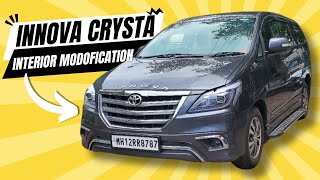 Innova Crysta Interior Modification 2024🤩 [upl. by Enileoj]