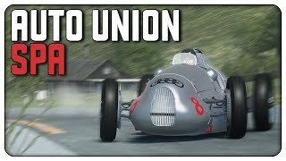 Auto Union Hotlap at SpaFrancorchamps  rFactor 2 [upl. by Ayadahs246]