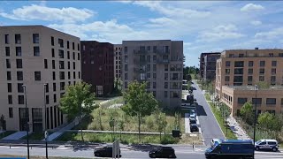 An inside look at the Olympic Village See where athletes and media stay in Paris  NBC New York [upl. by Melamie770]