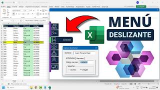 Crea un MENÚ DESLIZABLE en un Formulario de Excel ¡Interactivo y Dinámico [upl. by Enyrhtak187]