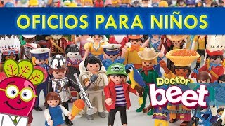 👩‍🏫🕵️‍♂️👷‍♀️ APRENDER LOS OFICIOS PARA NIÑOS EN ESPAÑOL [upl. by Glaudia]