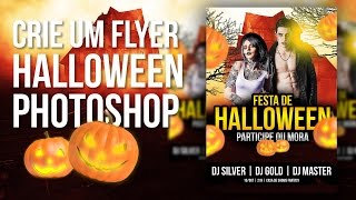 Crie um flyer de Halloween com Photoshop [upl. by Raab932]