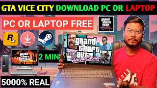 Gta Vice City Download Pc  How To Download And Install Gta Vice City in Pc amp Laptop  Gta Vice City [upl. by Nnylsia79]