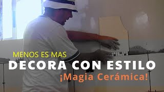 Transforma tus Paredes con Estilo Cómo Instalar Mayas y Listelos entre Cerámicas  Tutorial Mujeres [upl. by Hgielrebma]