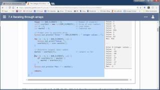 CIS 2085 Zybooks 7374  iterating through arrays [upl. by Elocon]