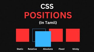 Learn Css position properties in Tamil [upl. by Nomra]