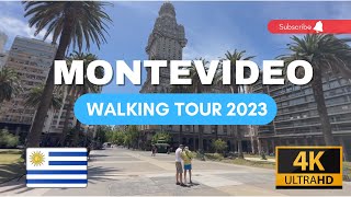 4K Walking Tour Montevideo 2023  Morning Walk 11AM  Old City [upl. by Ness]