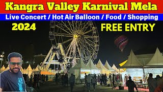 Kangra Valley carnival  Dharamsala Mela  Himachal Pradesh  Live Concert  Drone Show in Mela [upl. by Aryhs]