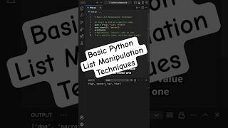 Basic Python List Manipulation Techniques [upl. by Sully299]