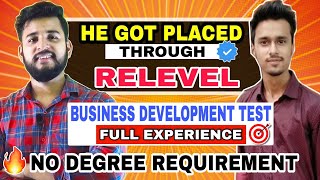 He Got Placed through RELEVEL  BUSINESS DEVELOPMENT TEST BY RELEVEL  RELEVEL by Unacademy [upl. by Behlke223]