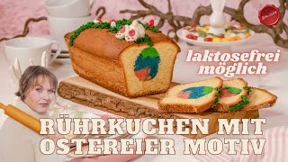 Der perfekte Kuchen für Ostern🐰 2022  Rührkuchen mit OstereiMotiv Silkeswelt [upl. by Mycah]