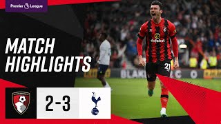 Moore nets brilliant brace as Spurs turn it round  AFC Bournemouth 23 Tottenham Hotspur [upl. by Nywg142]