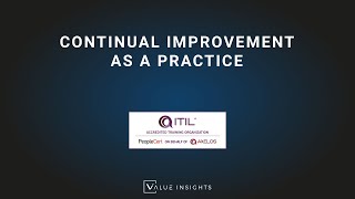 ITIL® 4 Foundation Exam Preparation Training  Continual Improvement as a Practice eLearning [upl. by Moraj]