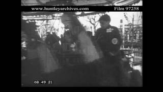 Happy children riding Gallopers at Fairground Archive film 97258 [upl. by Ttocserp]