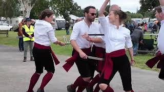 Handsworth Traditional Sword dance at the Salopian bar at the Shrewsbury Folk Festival August 2024 [upl. by Nordgren]