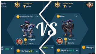 Baihu Luchador Vs Rook 🔥🔥 War robotswarrobots [upl. by Anas919]