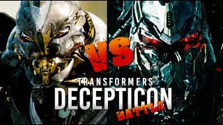 Transformers Starscream vs Soundwave Decepticon Battle [upl. by Anauj245]