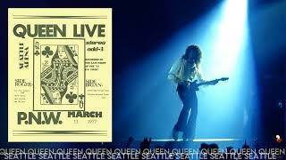 Queen  Live in Seattle WA March 13th 1977  Source 1 Merge [upl. by Eriha972]