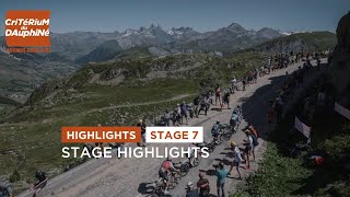 Dauphiné 2022  Stage 7  Highlights [upl. by Arak28]