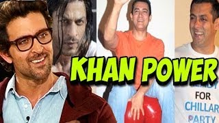 Salman Khan Aamir Khan amp Shahrukh Khan praised by Hrithik Roshan [upl. by Nnaacissej]