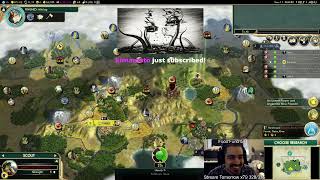 Civ 5 Game 457 Egypt 15 [upl. by Ornas]