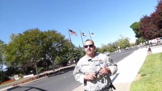 LIVERMORE NUCLEAR LAB GUARD quotIM NOT DONE ME quotYES U AREquot 1st Amend Audit [upl. by Nomae]