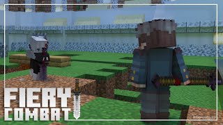 Epic Fight MCPE   Fiery Combat Minecraft Bedrock [upl. by Binnie]