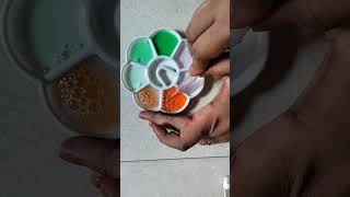 color mixing for making new colorsyoutubeshorts 🧡💚🤍 [upl. by Ivanna]