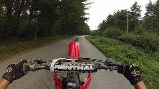 Crf250r Ripping around GoPro HD [upl. by Gnik]