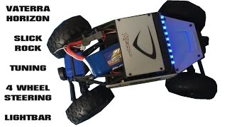 Vaterra Slick Rock  Tuning  LEDs und Allradlenkung  Darconizer RC [upl. by Hteb]