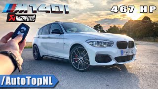 BMW M140i Akrapovic 467HP REVIEW 300kmh AUTOBAHN amp ROAD by AutoTopNL [upl. by Eiuqram986]