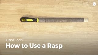 How to Use a Rasp  Woodworking [upl. by Voleta]