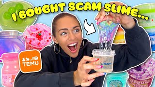 Testing SCAM Slime from TEMU😳 😳 😳 [upl. by Goss328]