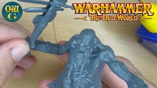 Building the Aleguzzler Gargant from Stormbringer issues 60 amp 61 as an Orc an Goblin Giant [upl. by Garris]