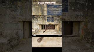 WW2 then and now Normandy Bunker 1944 to 2024 ww2thenandnowbritishersnormandyddayytshorts [upl. by Aerbas]