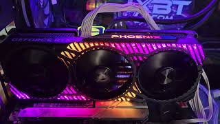 Gainward GeForce RTX 4070 PhoenixЗапуск [upl. by Esiuolyram]