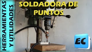 Como hacer una soldadora de puntos con transformador de microondas [upl. by Zsa937]