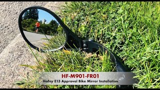 Hafny E13 Approved EBike Handlebar Mirror Installation HFM901SFR01 [upl. by Janik]