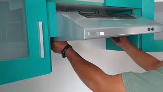 Cómo instalar una campaña extractor de humo de cocina paso a paso [upl. by Pournaras]