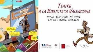 TEATRE en la Biblioteca Valenciana El SrLletraferida 20 [upl. by Delogu]