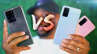 Galaxy S20 vs S20 ULTRA Hands On  Whats the Difference [upl. by Aydiv]