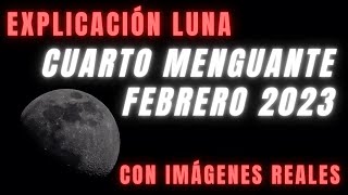 ▶ EXPLICACIÓN ASTROLOGÍA LUNA EN EL CUARTO MENGUANTE FEBRERO 2023 ✅ DÍA HORA CONSTELACIÓN SIGNO 2023 [upl. by Deelaw664]