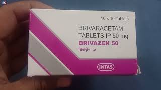 BRIVAZEN 50 Tablet  BRIVAZEN Tablets  BRIVARACETAM Tablets  BRIVAZEN 50mg Tablet Uses Dosage [upl. by Yelekreb760]