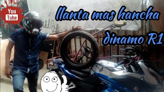 Llanta mas ancha a dinamo R1  Capitulo 18 un motoblog mas [upl. by Kelson915]