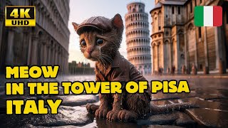 The Tower of Pisa A kittens Lonely Meow Meow Sad Song cat cutecat catlover [upl. by Amej]