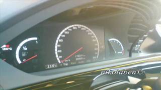 Mercedes S65 AMG Start Up  Fly by and Drives off with Lovely Sound SkopjeMacedonia [upl. by Eahcim]