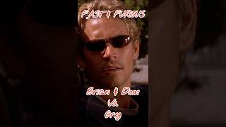 Fast amp Furious Brian amp Dom vs Greg meettheparents capcut shorts [upl. by Triley]